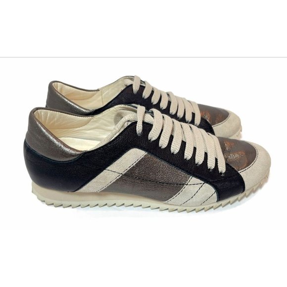 Pedro Garcia Shoes - Pedro Garcia Womens Size 36 / US 6 Tricolor Fashion Sneaker Trainer Lace Up